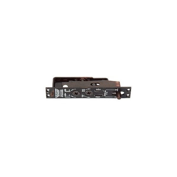 Heavy-Duty Adjustable Center-Hung Walking Beam Type Top Pivot W/ Dark Bronze Cover Plate
